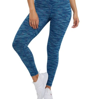 CHAMPION Womens Blue Pocketed Moisture Wicking Odor Control Leggings 2XL